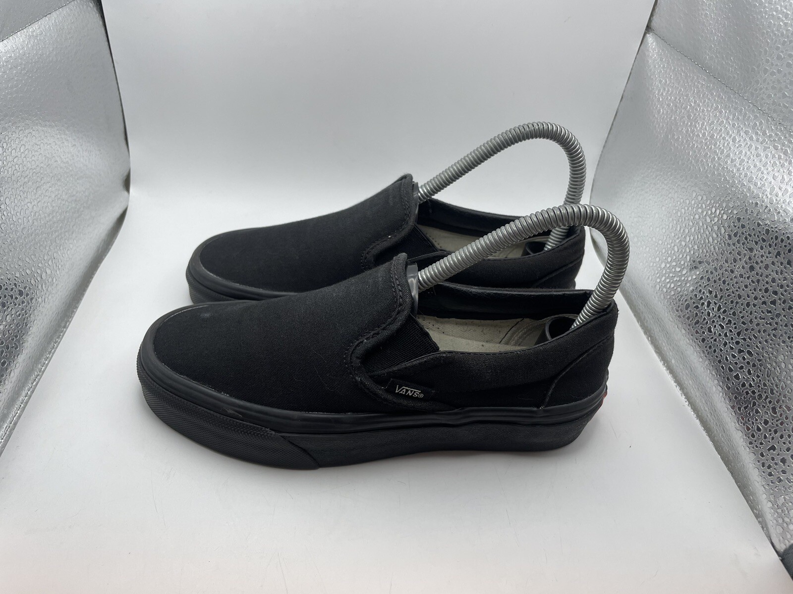Vans Womens Off The Wall Classic Slip On Loafers Black 721565-image