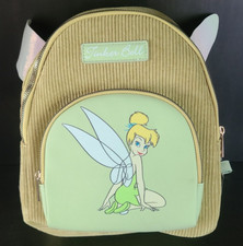 Tinker Bell Peter Pan Disney Pixie Wing Corduroy Mini Cosplay Backpack NWT