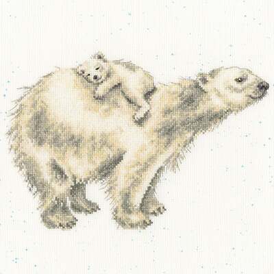 Snow Baby XHD111 Bothy Threads Counted Cross Stitch Kit