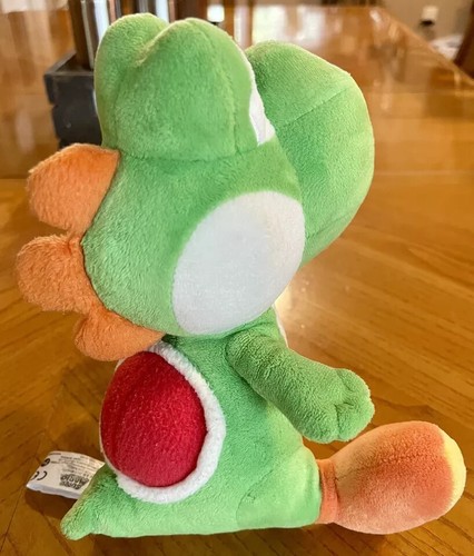 Super Mario Brothers Yoshi 8" 2017 Plush Stuffed Animal By Little Buddy B9 - Picture 3 of 6