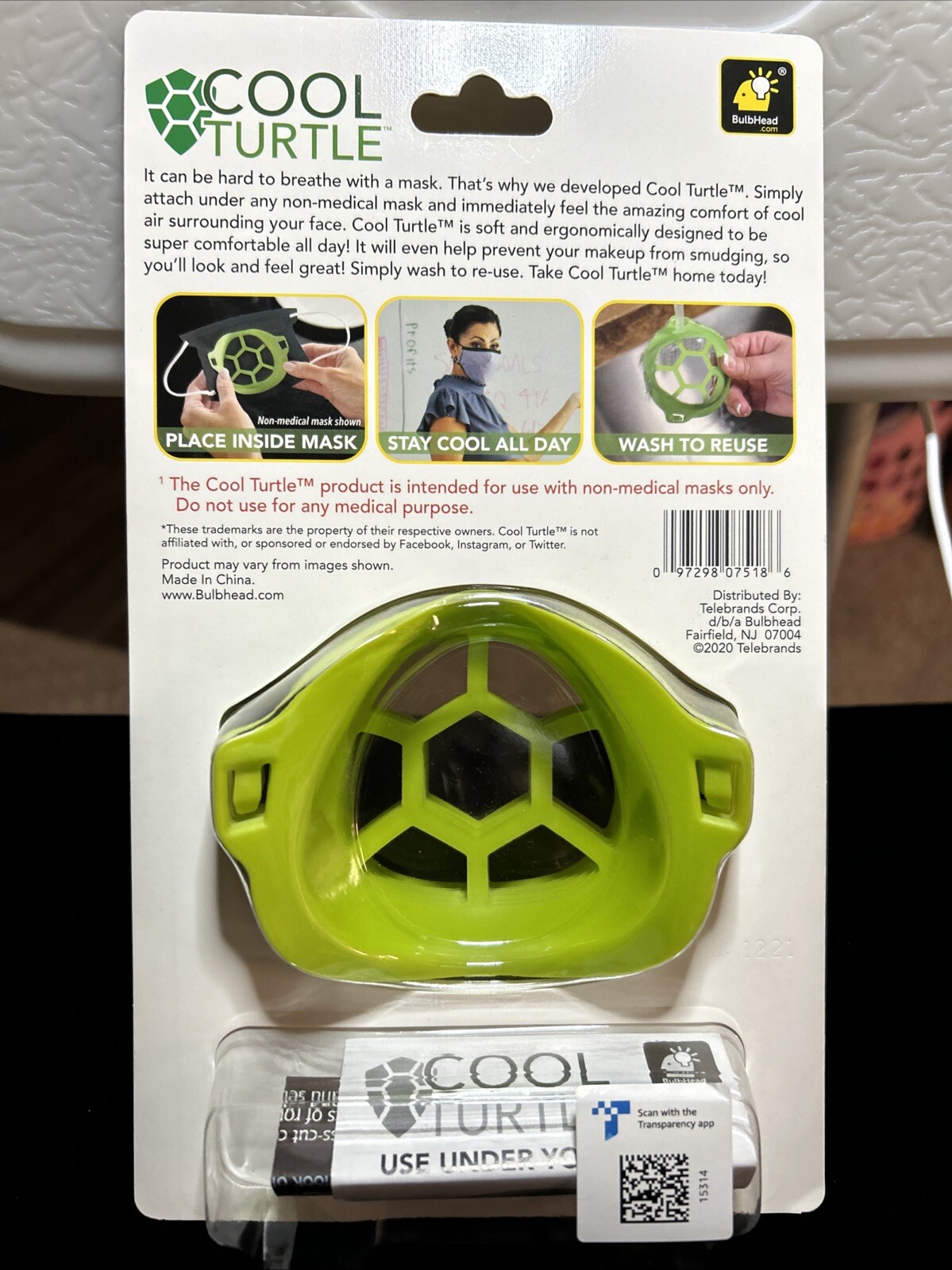 Cool Turtle 6 Pack Mask Enhancers By BulbHead | eBay