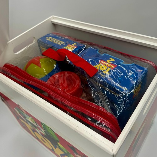 Vintage Disney Pixar Toy Story 2 Collector’s Wood Box Set W/ Unopened Toys RARE - Picture 21 of 23