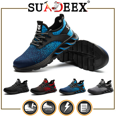 SUADEX Sicherheitsschuhe Herren Damen S3 Arbeitsschuhe Stahlkappe Schutzschuhe