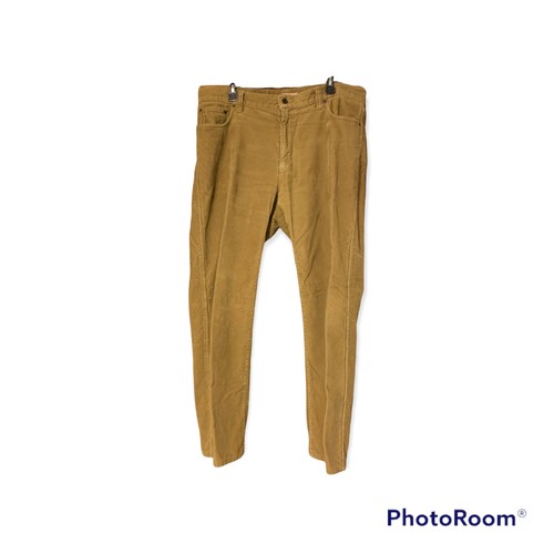 L.L. Bean Corduroy Flannel Lined Khaki 