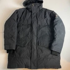 GANT Sport Mens Black Super Downer Padded Embroidered Parka Jacket Size XXL