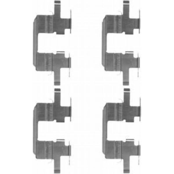 Hella 8DZ 355 204-151 ZubehöRsatz Scheibenbremsbelag-image