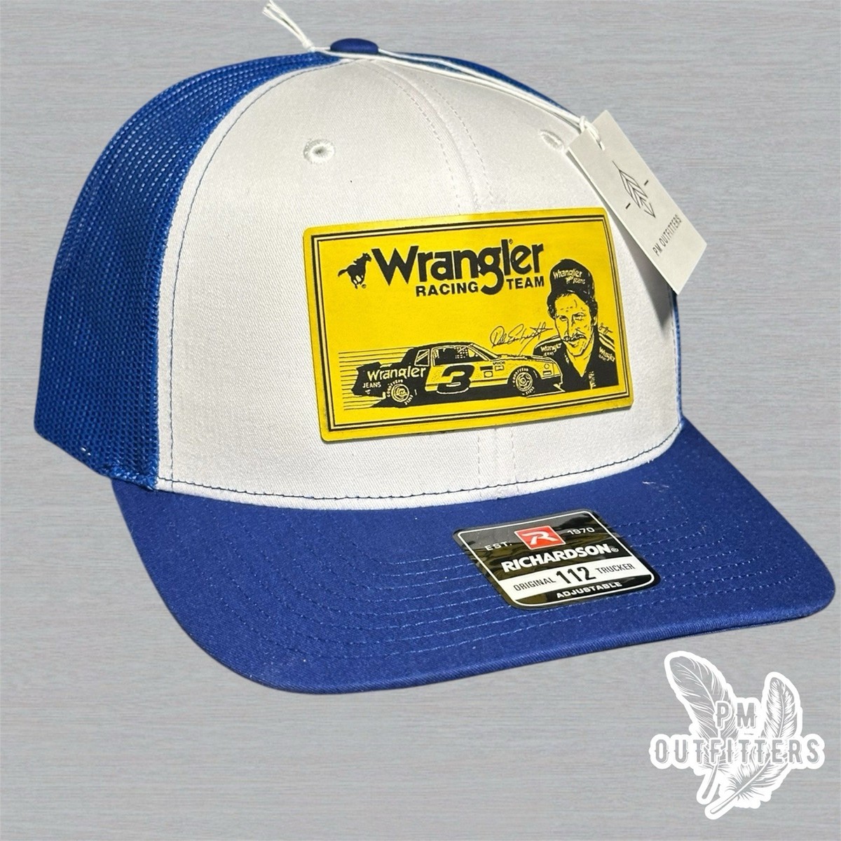 Dale Earnhardt Wrangler Race Team Custom Design Patch 