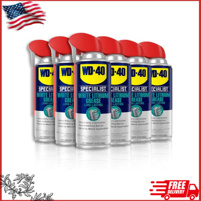 White Lithium Grease Spray Heavy Duty Lubricant 300°F
