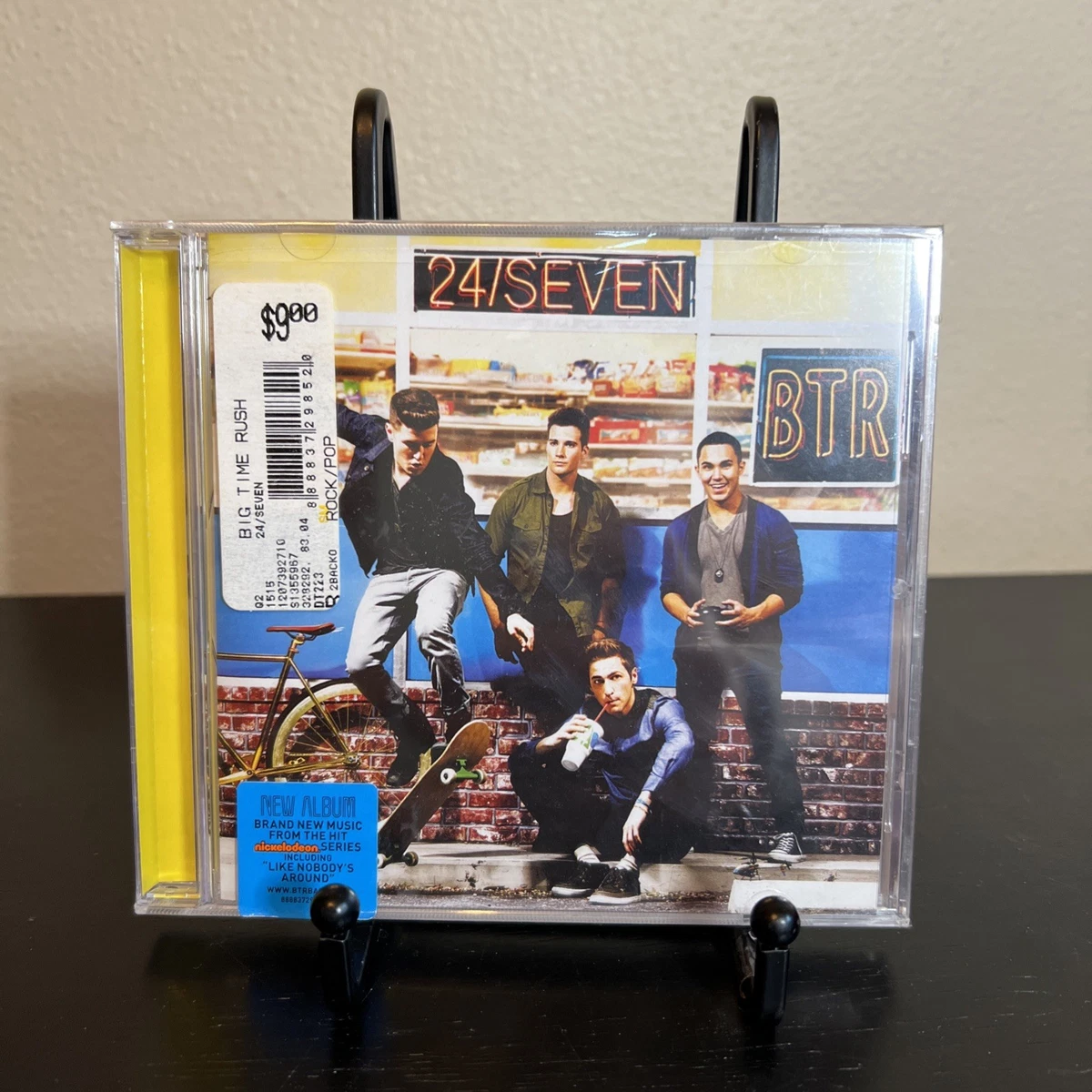 Big Time Rush 24/Seven CD Album 2013 Nickelodeon R&B Deluxe Sealed W Crack Case