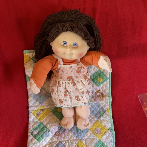 Cabbage Patch Kids 1990 poseable kid, Hasbro brown hair
