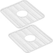 Dependable Industries Inc. Essentials 2 Pack Plastic Sink Protector Mat 