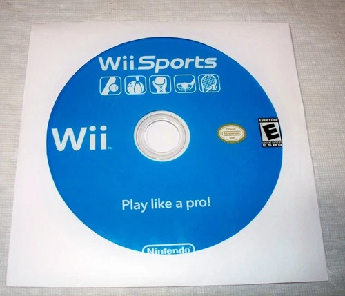 Nintendo Wii Sports Game Disc 2006 Edition Cleaned & Tested
