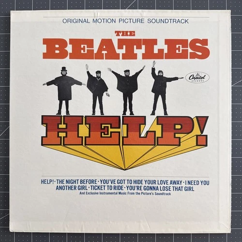 The Beatles Help! MAS-2386 1965 Mono LP Rainbow Label LA Press