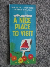 Citgo Road Map 1968 Central-Western United States