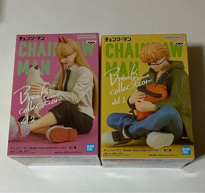 Chainsaw Man Break Time Collection Figure   Denji & Power Set of 2