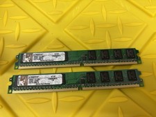 Kingston KVR800D2N6/1G 2x1GB DDR2-800 PC2-6400 CL6 240-Pin Desktop RAM