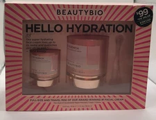 NIB BEAUTY BIO HELLO HYDRATION SET * The Quench Quadralip Rapid Recovery Cream 
