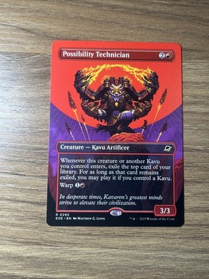 Possibility Technician - Borderless - Edge Of Eternities - 295 - MTG - NM