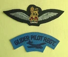 EMBROIDERED WW2 GLIDER PILOT REGIMENT WINGS AND SHOULDER PATCH - D441