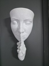 Face Plant Pot For Garden Or Interior 3d Printet Durable Plastic