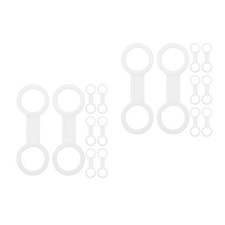 16 piezas Máscara de Buceo Correa Tubo Soporte - Silicona Snorkel Clip Guardián - Seguro