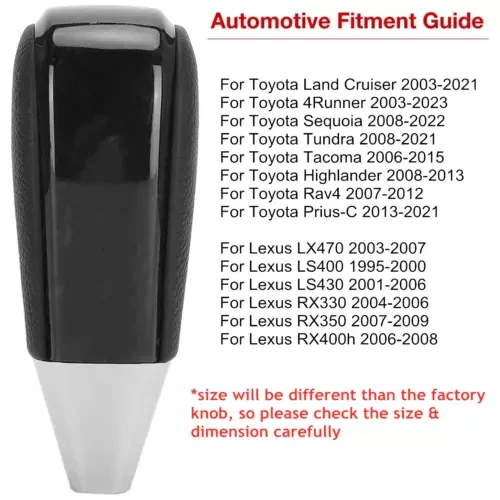 Accesorio para Lexus RX330 RX350 RX400h LX470 AT palanca de cambios automática Foto 2 de 4