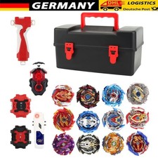 12XKreisel für Beyblade Burst Starter Set Arena Bayblade Top Mit Launcher + Box