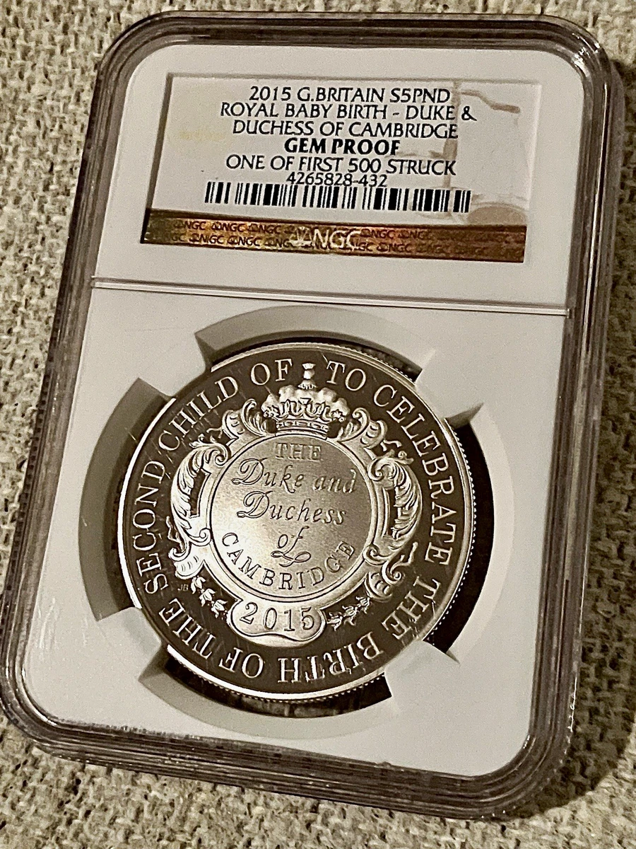 2015 英国ロイヤルベビー誕生記念 5ポンド銀貨 NGC鑑定GEM PROOF 2015 UK Coins for sale | eBay