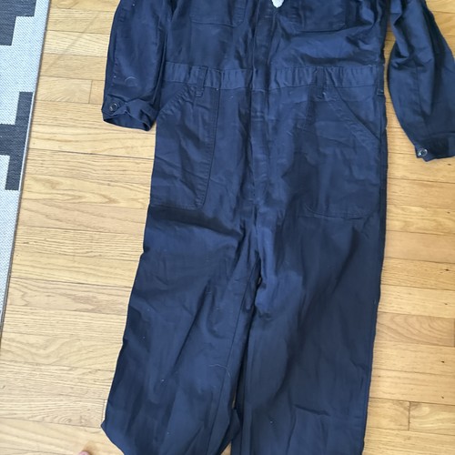US Navy Coveralls FR Flame Resistant Utility Mens Size 46L Jumpsuit Flights Suit - Picture 2 of 10