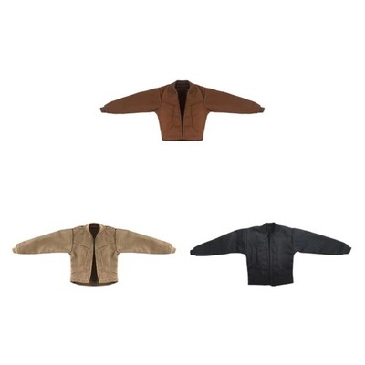 1:12 männliche Actionfigur Jacke Kleidung für Puppen, Miniatur Sammler Outfit
