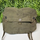 WWII US Army Lightweight Service MG-6 Gas Mask Bag Original WW2 Military Canvas
