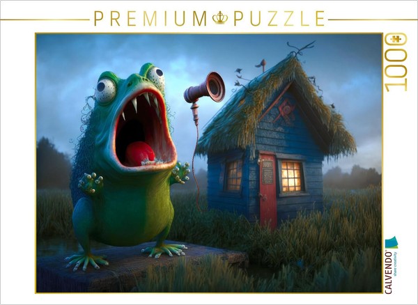 Calvendo Puzzle Operetta Frog | 1000 Pieces, Finished Size 25.2 × 18.9 In (64 ×-image