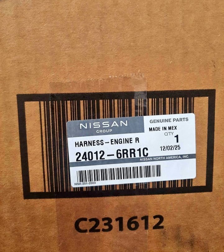 Nissan 24012-6RR1C Engine Room Harness 2023 nissan rogue