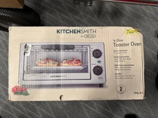 Kitchen Smith 4 Slice Toaster Oven, Broil Reheat Toast