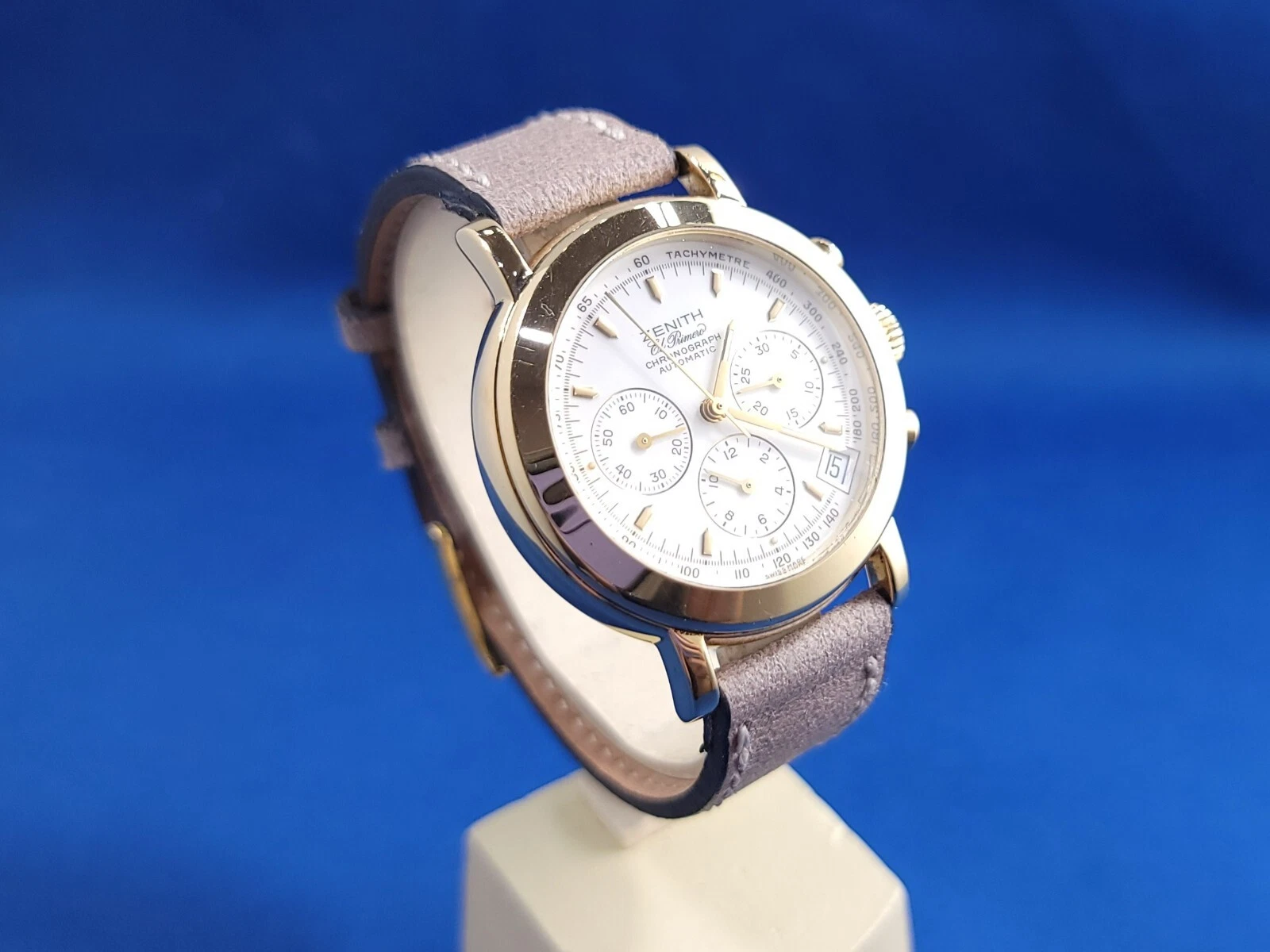 Zenith — ZENITH EL PRIMERO 06-0250-400 CHRONOGRAPH 750 18K AUTOMATIC MENS 38MM WATCH
