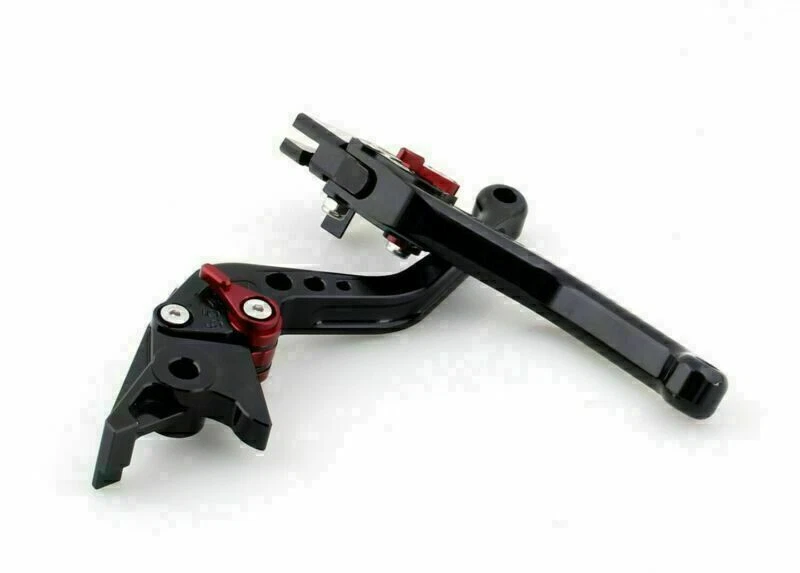 Short Brake Clutch Levers For Bucati MS4/MS4R M900/M1000 996/998/B/S/R Black T9 - Image 3 of 4