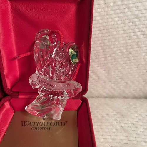 NIB Waterford Crystals Millennium Angels 3rd Ed Fellowship Angels Ornament NEW - Picture 2 of 3