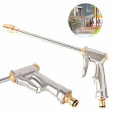 High Pressure Power Gun Water Spray Garden Hose Nozzle Car Clean Washer Tool US