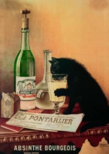 ABSINTHE BOURGEOIS POSTER 1922 BELLE EPOQUE FRENCH PARIS - Gift