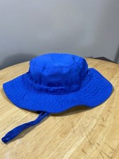 Royal Blue Baby/Toddler Cap/Sun Hat With Adjustable Strap SIZE 50cm