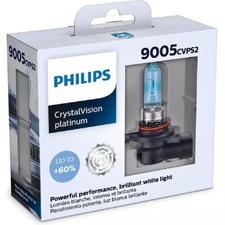 2x Philips 9005 Upgrade Crystal Ultra Vision Hb3 Light Bulb Xenon Germany 65w