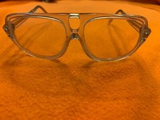 Vintage Bausch  Lomb B  L Action Eyes Clear Frames Eyeglasses Made In Canada
