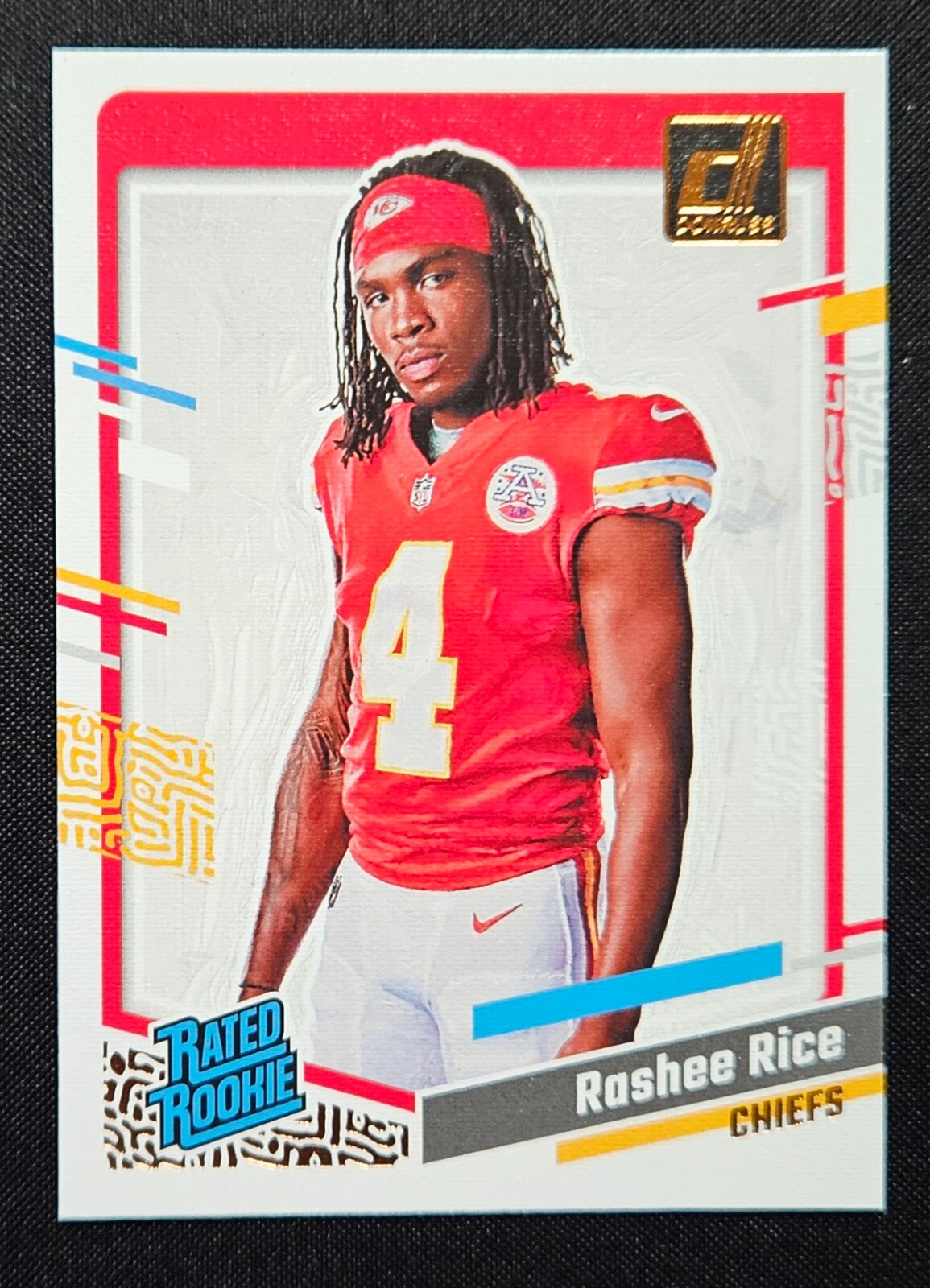 Rashee Rice 2023 Donruss Rated Rookie Portrait #17