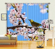 3D Flower Bird ZHUA3559 Animal Photo Curtain Window Blockout Fabric Amy 2023