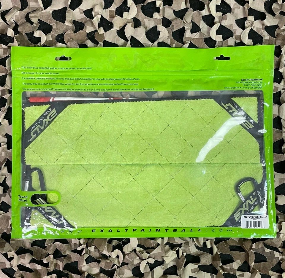 NEW Exalt Microfiber Team Goggle Cloth - Crystal Red - Image 4 of 4