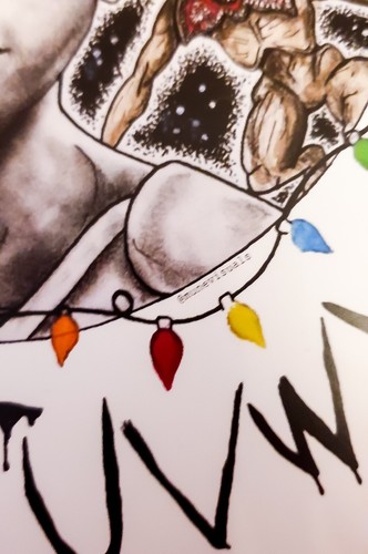 Stranger Things - Eleven and Demogorgon Alphabet Lights Kunstdruck A4 Kunst - Bild 2 von 3