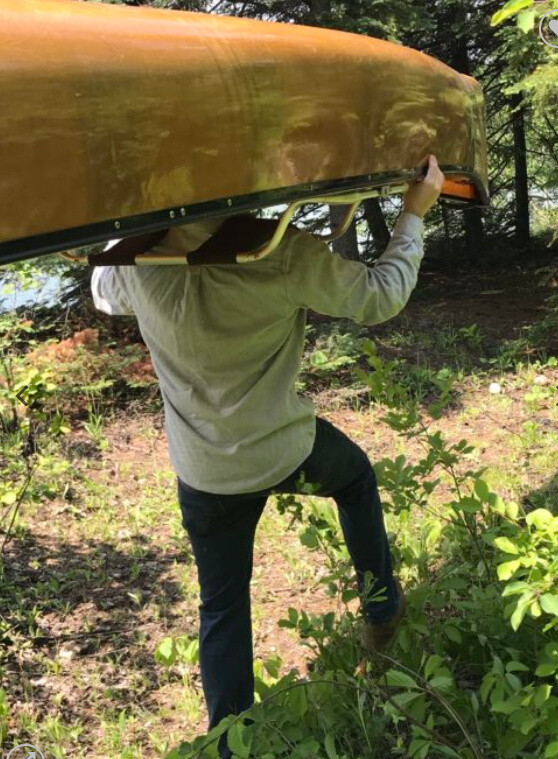 Snapin Canoe Portage Yoke Reverses to Seat! Padded. Made in USA eBay