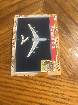 1991 Topps Desert Storm #139 E-3 AWACS Sentry