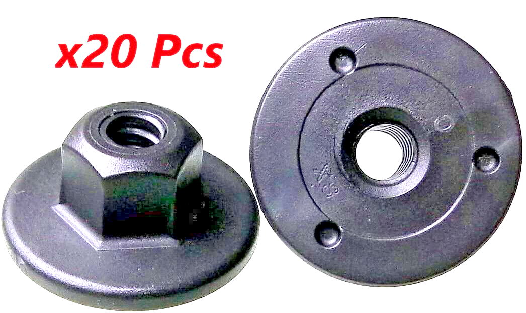 MINI 10mm Hex Head Threaded Plastic Nut Undertray wheel Arch x20