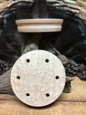 1 - EASY GRIP  Profiled Birdseye Maple Turkey Friction Call Pot  No Tools Needed